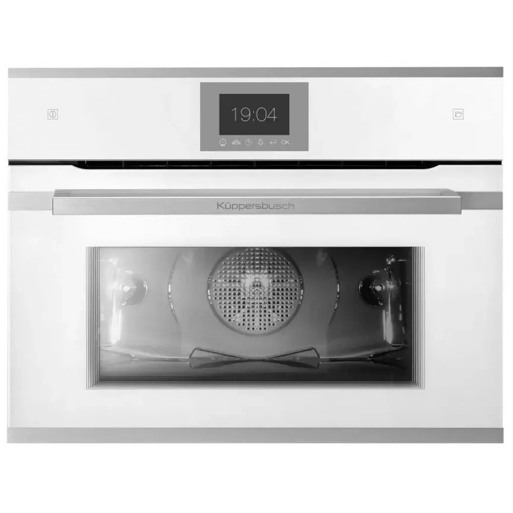 Компактный духовой шкаф с паром KUPPERSBUSCH CBD 6550.0 W1 STAINLESS STEEL