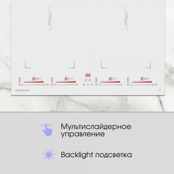 Стеклокерамическая варочная панель Zigmund & Shtain CI 29.6 W