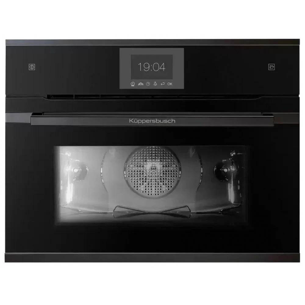 Компактный духовой шкаф с паром KUPPERSBUSCH CBD 6550.0 S2 BLACK CHROME