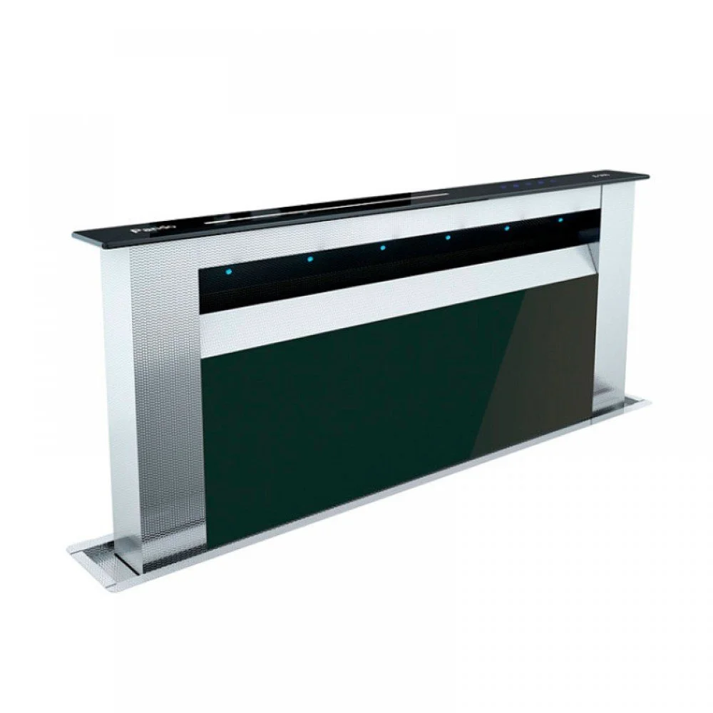 Вытяжка PANDO E-350/90 INOX - CRISTAL NEGRO V.1350 INT/EXT