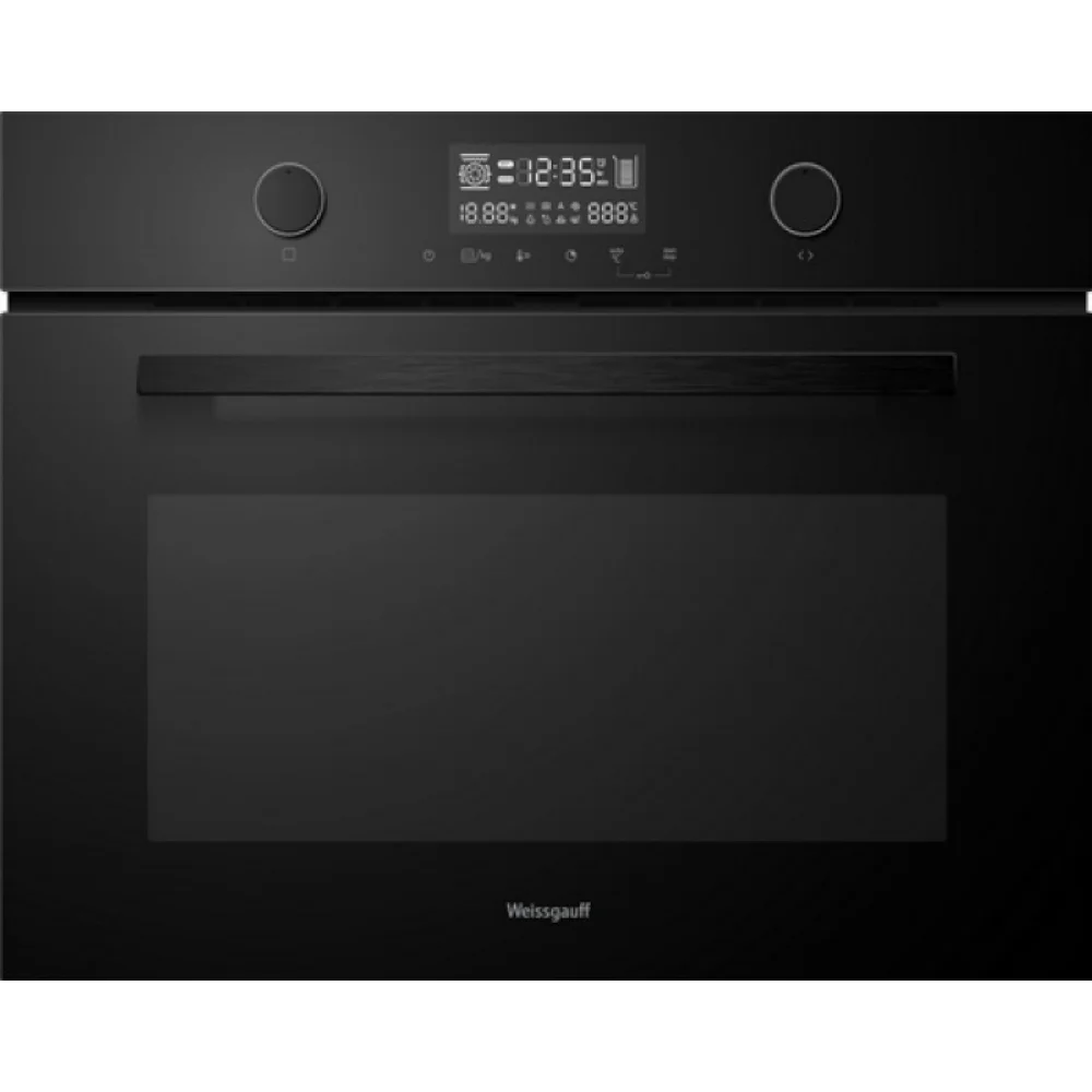 Духовой шкаф с СВЧ WEISSGAUFF OE 4551 DB BLACK EDITION