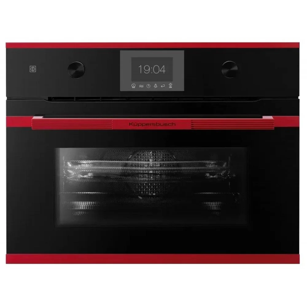 Компактный духовой шкаф с СВЧ KUPPERSBUSCH CBM 6350.0 S8 HOT CHILI