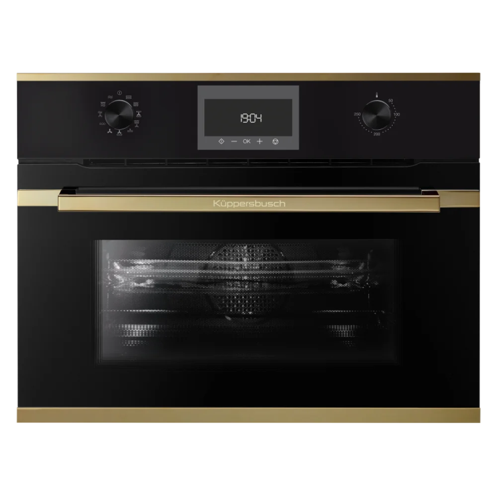 Компактный духовой шкаф с СВЧ KUPPERSBUSCH CBM 6330.0 S4 GOLD