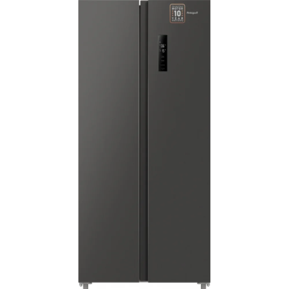 Холодильник WEISSGAUFF WSBS 500 INVERTER NOFROST DARK GREY