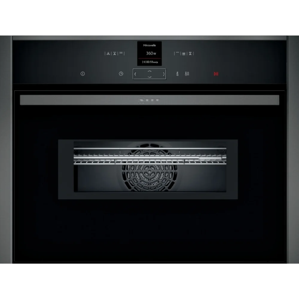 Компактный духовой шкаф с СВЧ NEFF C17MR02G0