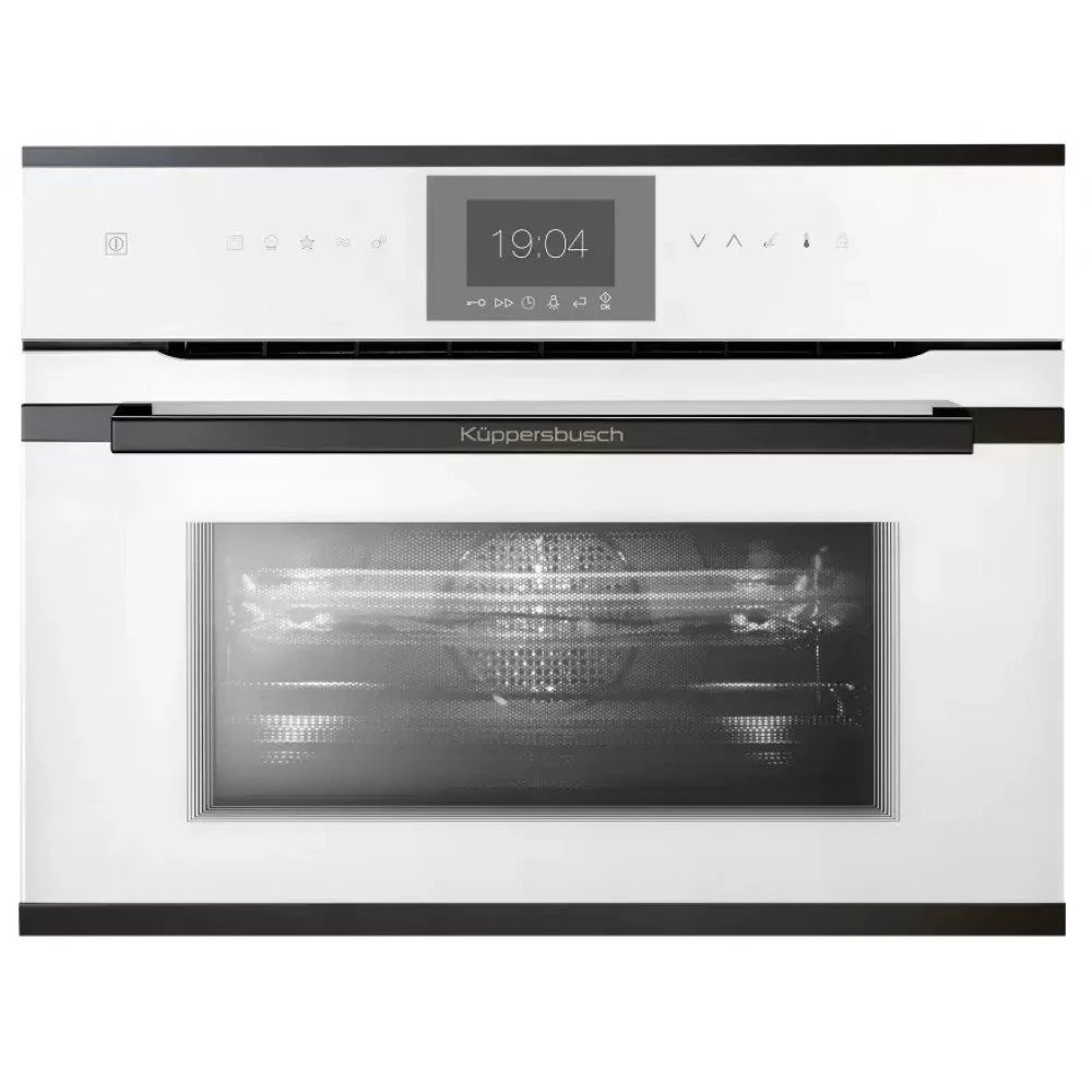 Компактный духовой шкаф с СВЧ KUPPERSBUSCH CBM 6550.0 W2 BLACK CHROME