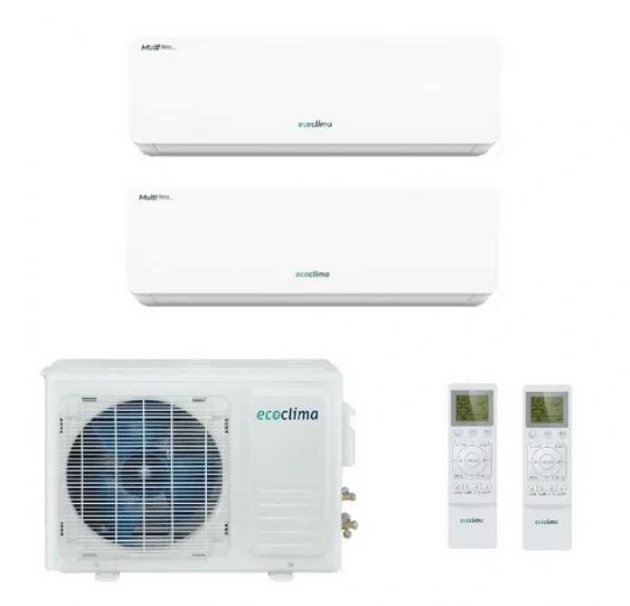 Мульти сплит-система на 2 комнаты Ecoclima CM2-CH18/4R2 / CMWM-CH09/AA-4R2 х2