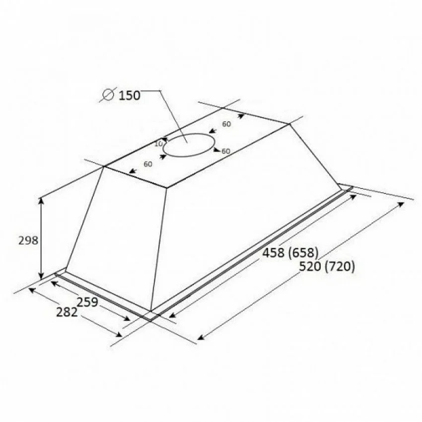 Вытяжка KUPPERSBERG INLINEA 52 B