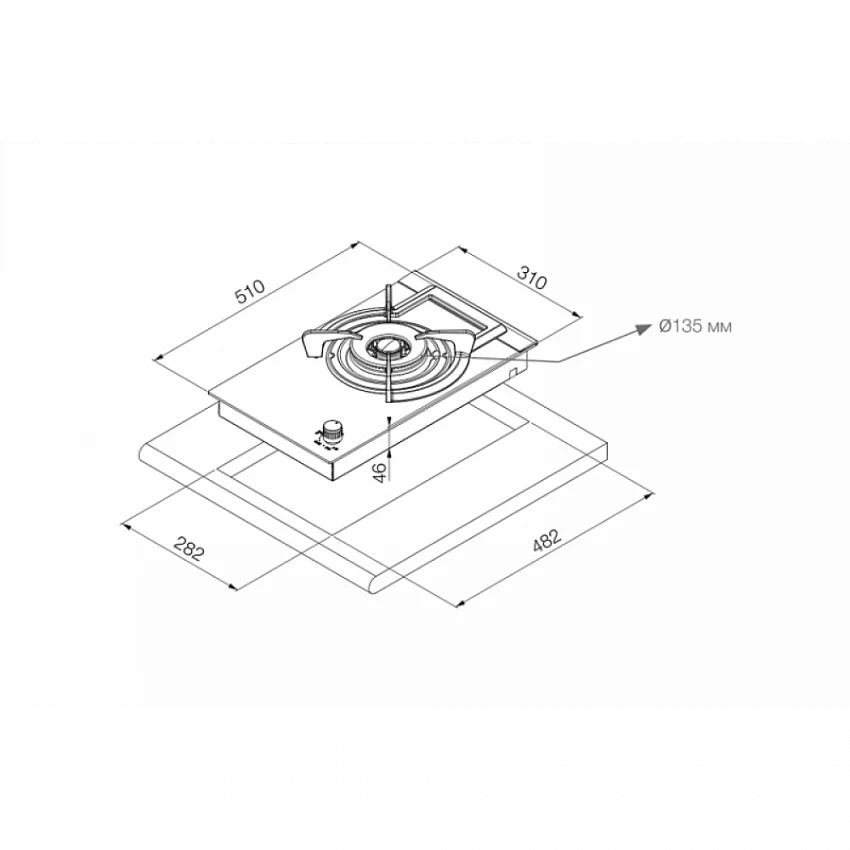 Варочная панель PANDO PGA-4130