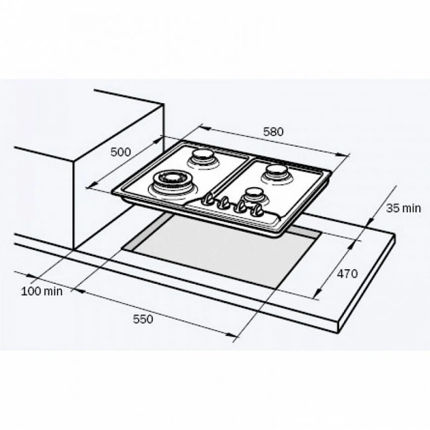 Варочная панель DELONGHI ANT 46 ASV GU
