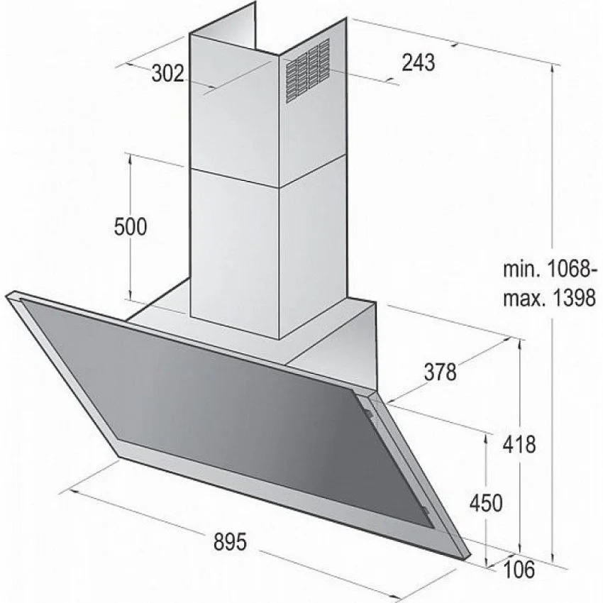 Вытяжка GORENJE WHI 923E1XGW
