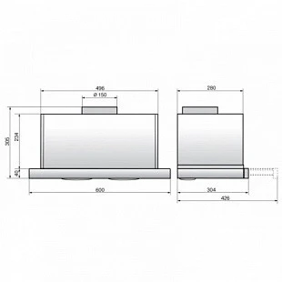 Вытяжка ELIKOR ИНТЕГРА S2 60Н-700-В2Д БЕЛЫЙ/БЕЛЫЙ