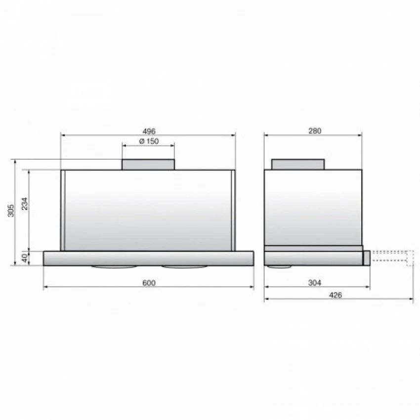 Вытяжка ELIKOR ИНТЕГРА S2 60Н-700-В2Д БЕЛЫЙ/БЕЛЫЙ
