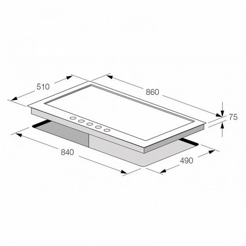 Варочная панель FULGOR CPH 905 GWK X