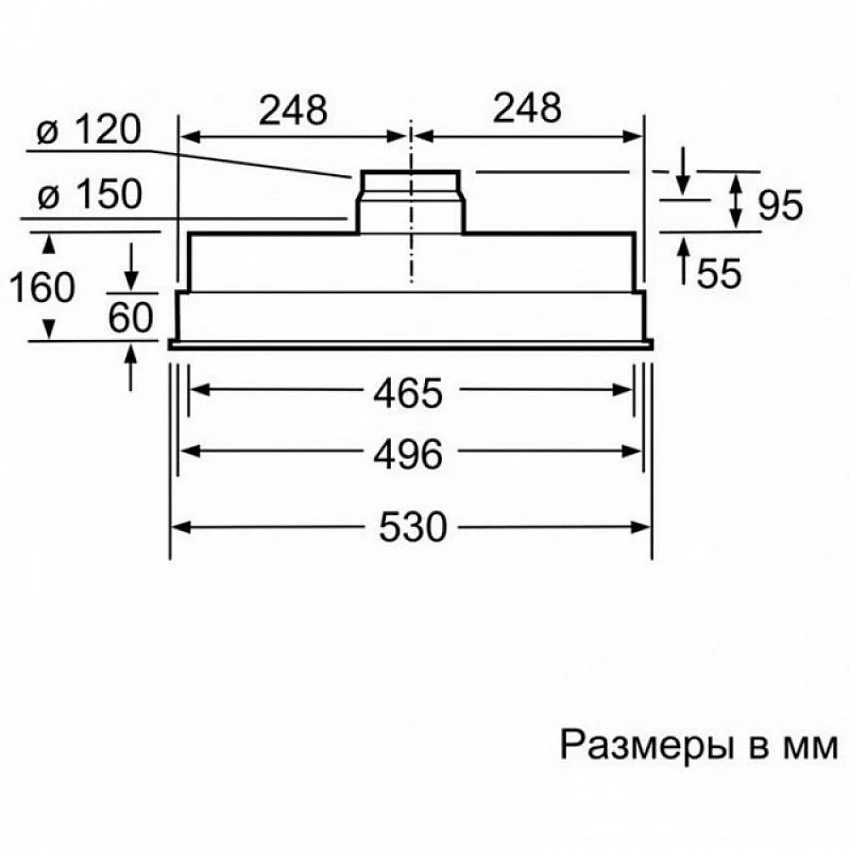 Вытяжка BOSCH DHL555BL