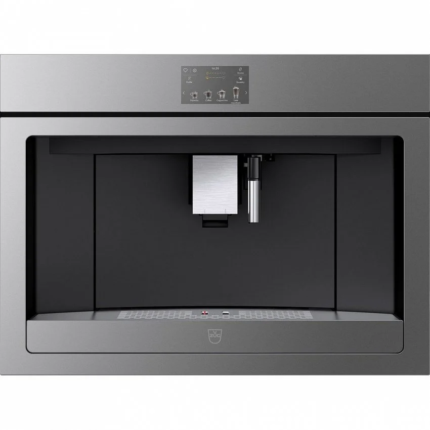 Встраиваемая кофемашина V-ZUG COFFEECENTER V6000 45 COC6T-25005 (ПЛАТИНОВОЕ СТЕКЛО)