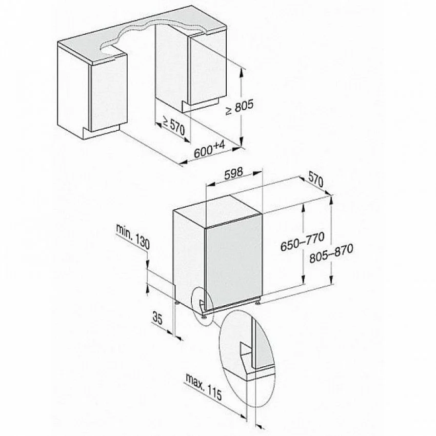 Посудомоечная машина MIELE G 7590 SCVI AUTODOS
