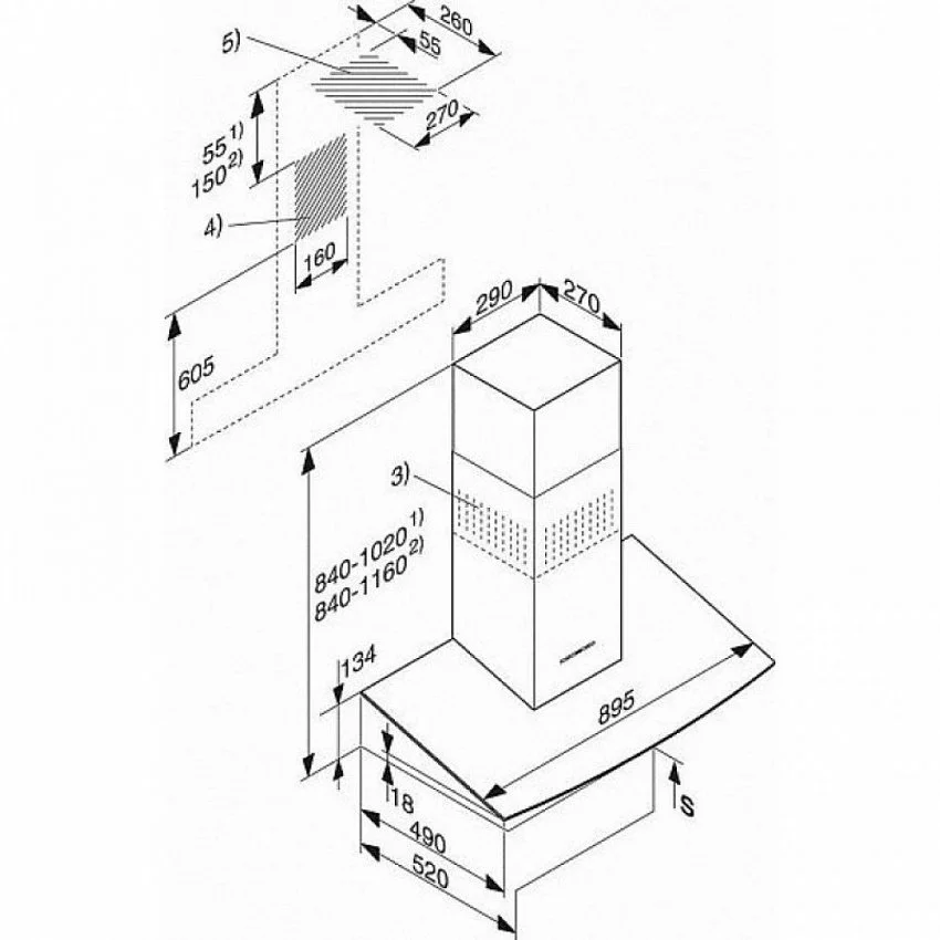 Вытяжка MIELE DA5996W EDST