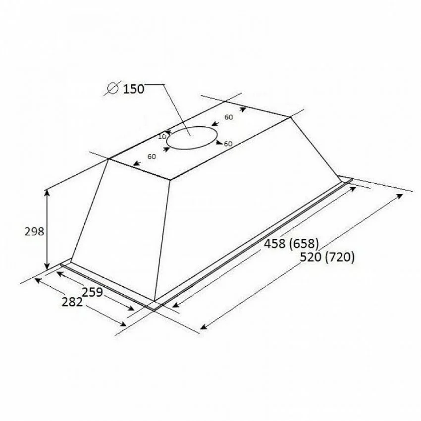 Вытяжка KUPPERSBERG INLINEA 72 C