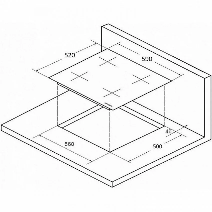 Варочная панель KUPPERSBERG ICS 604 W