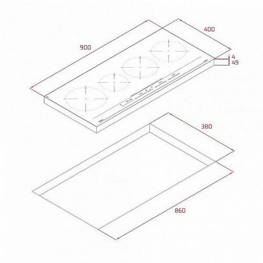 Варочная панель TEKA IZC 94620 MST BLACK