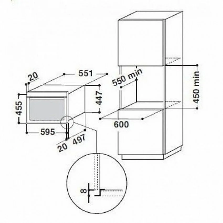 Микроволновая печь WHIRLPOOL AMW507/IX