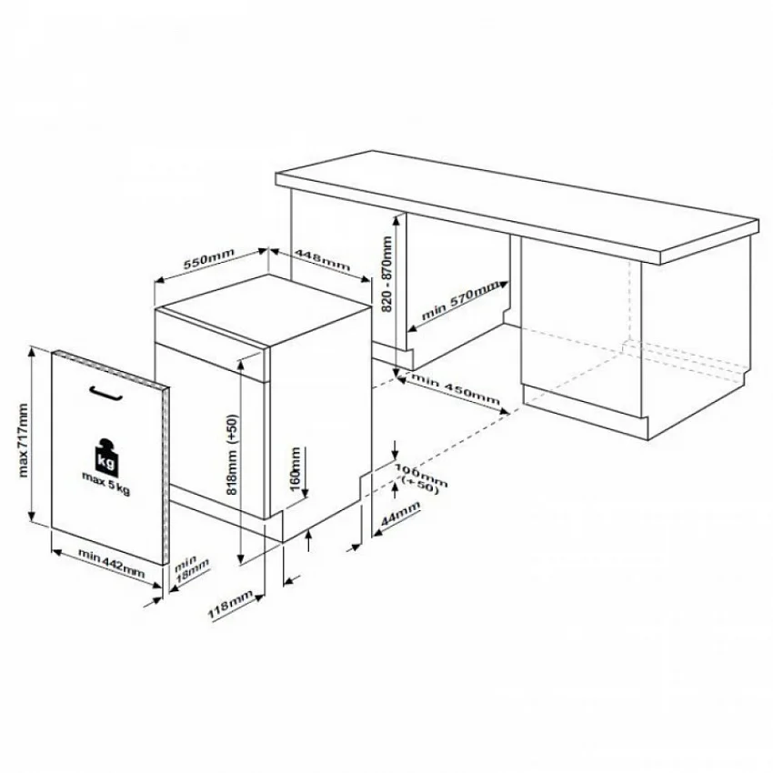 Посудомоечная машина BEKO DIS 15010