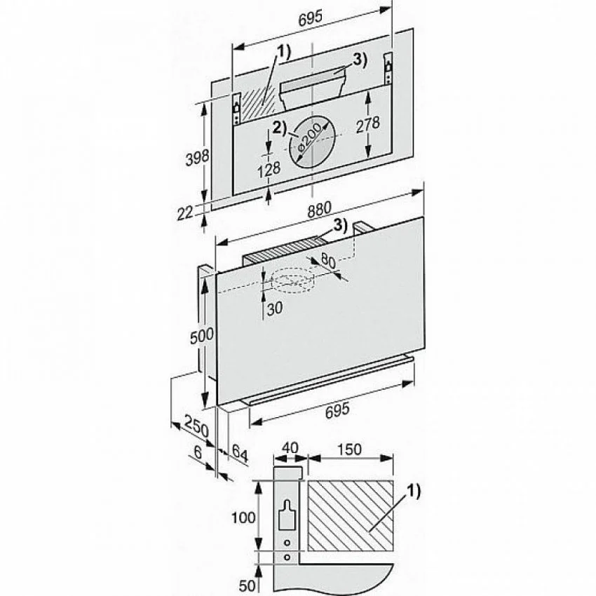 Вытяжка MIELE DA9090 W OBSW