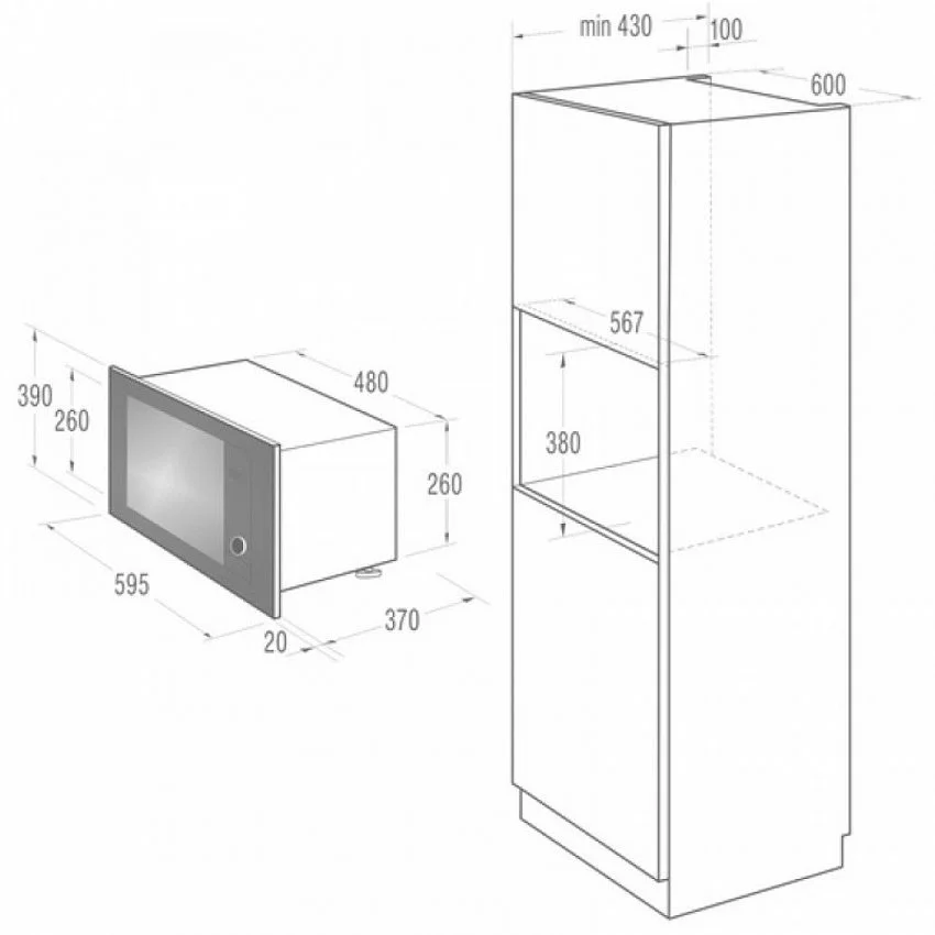 Микроволновая печь GORENJE BM6240SY2B