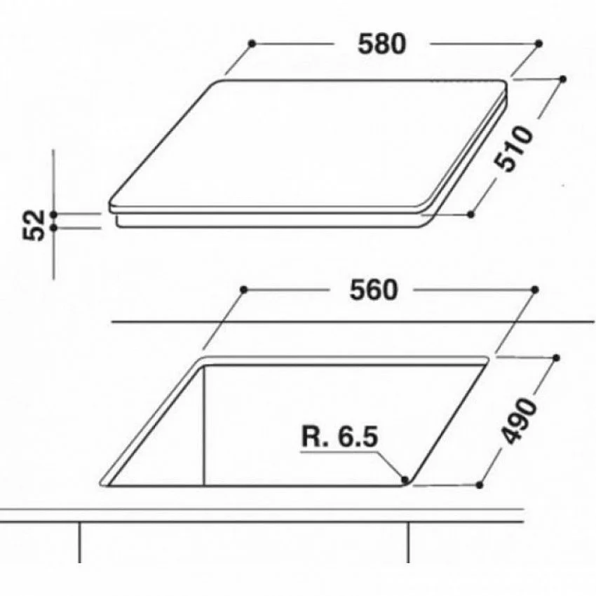 Варочная панель WHIRLPOOL ACM 828 LX
