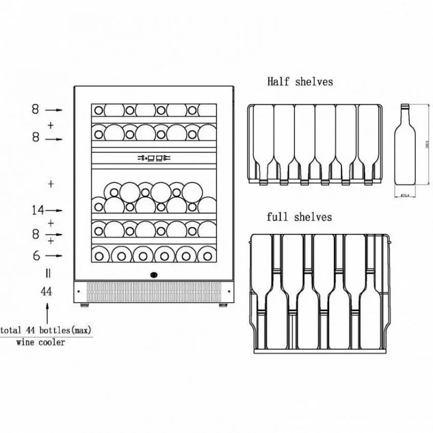 Винный шкаф VESTFROST SOLUTIONS W 45