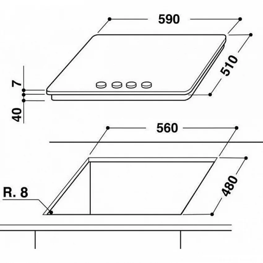 Варочная панель WHIRLPOOL AKR 311 IX