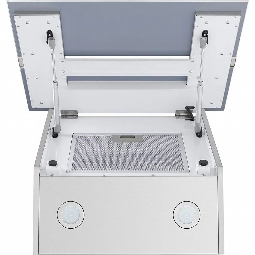 Вытяжка MAUNFELD MERSEY 60 INOX GLASS WHITE