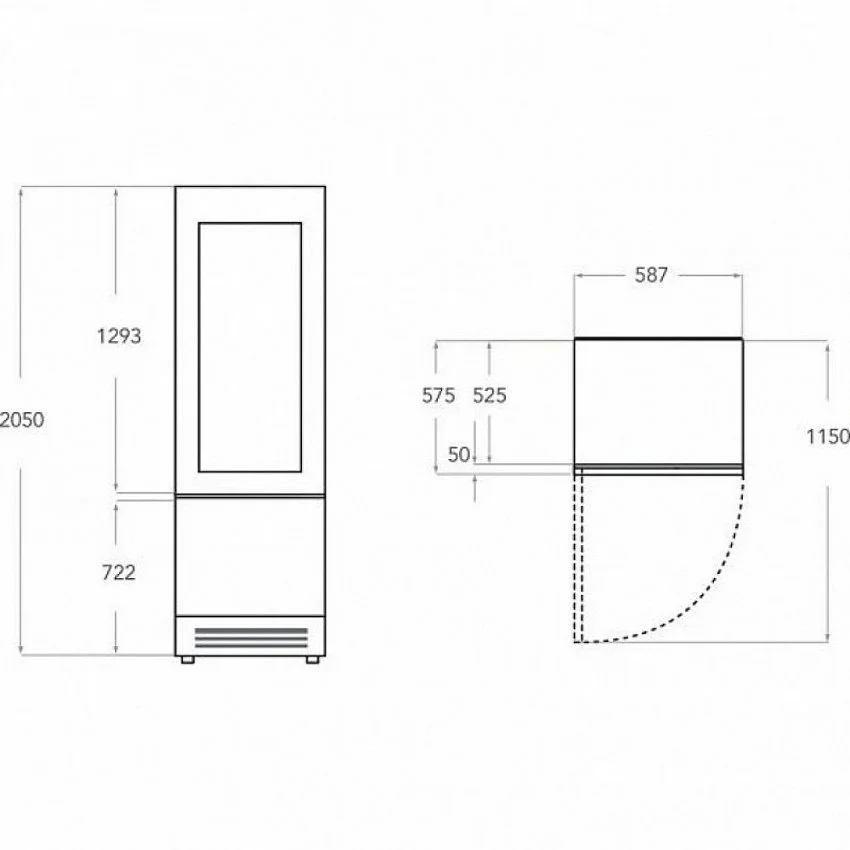Винный шкаф KITCHENAID KCVWX 20600R