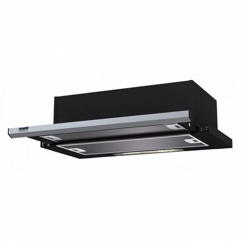 Вытяжка KRONASTEEL KAMILLA SLIM 600 1M BLACK/INOX