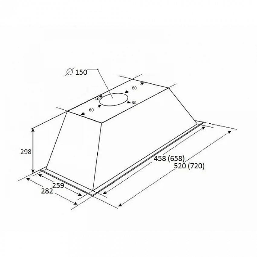 Вытяжка KUPPERSBERG INLINEA 52 C