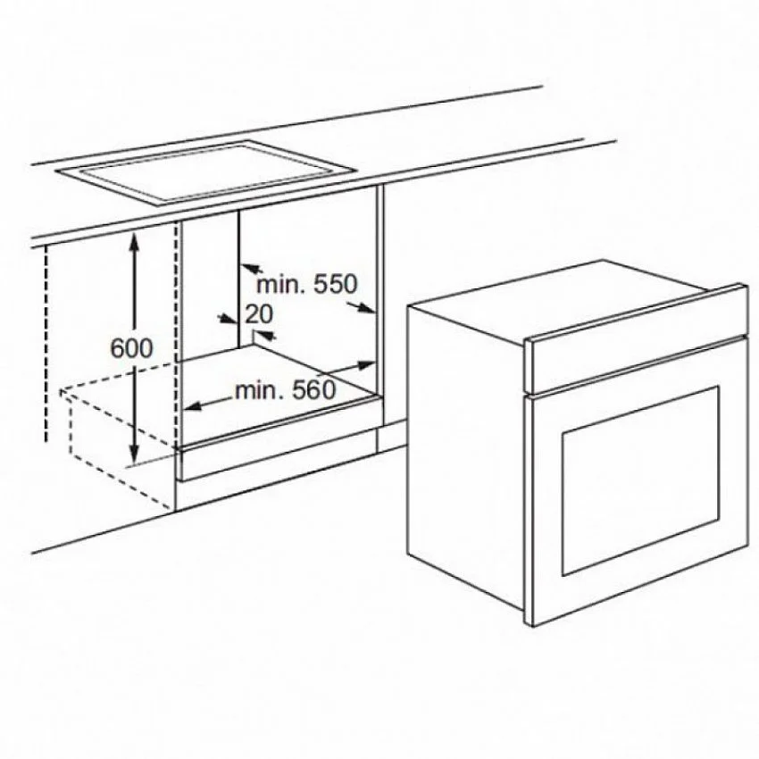 Духовой шкаф ZANUSSI ZOB 53811 MR