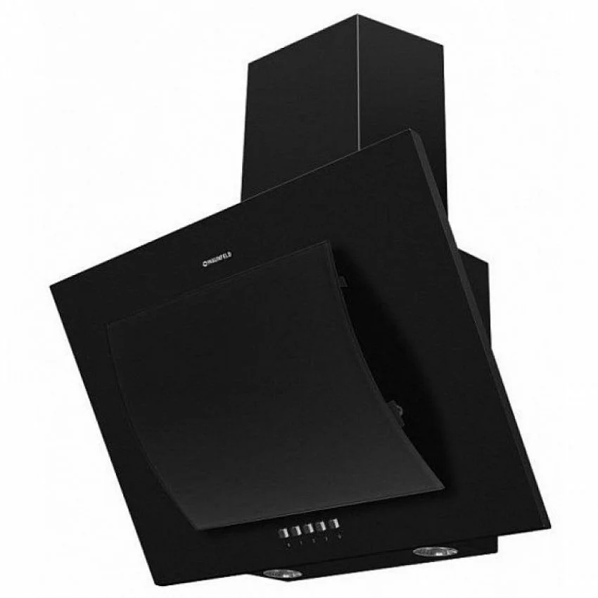 Вытяжка MAUNFELD TOWER ROUND BLACK GLASS 60