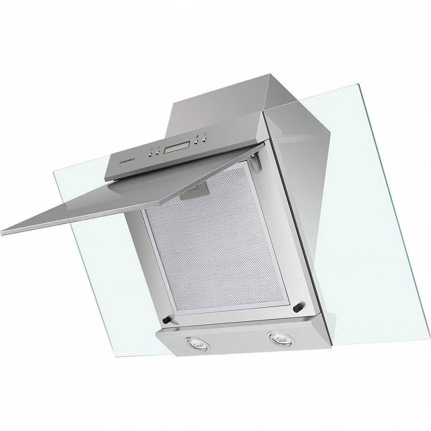 Вытяжка MAUNFELD GLORIA 90 INOX GLASS TRANSPARENT