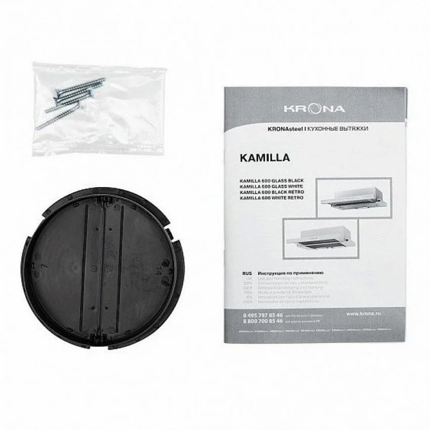 Вытяжка KRONASTEEL KAMILLA 600 BLACK RETRO