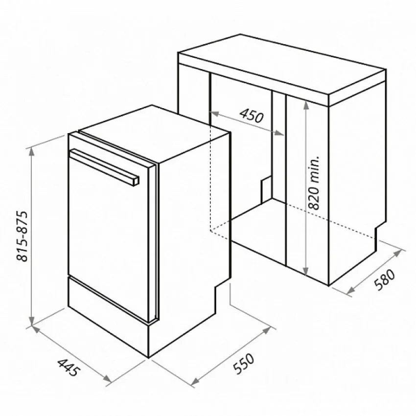 Посудомоечная машина MAUNFELD МLP-08S