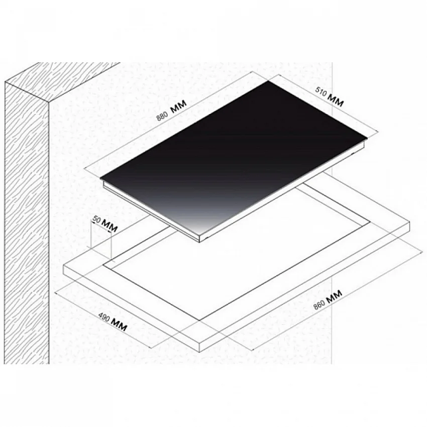 Варочная панель KORTING HK 93551B