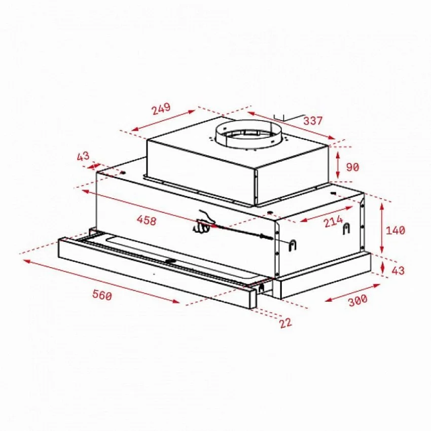 Вытяжка TEKA CNL 9610 STAINLESS STEEL