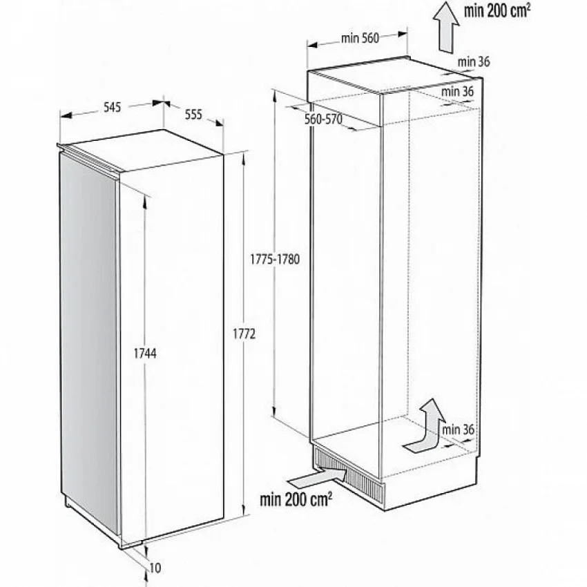 Морозильник GORENJE GDFN 5182A1