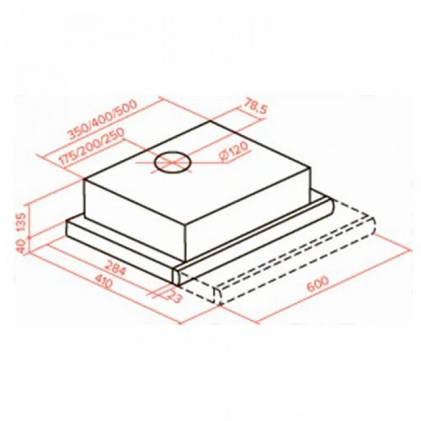 Вытяжка TEKA LS 60 WHITE/GLASS