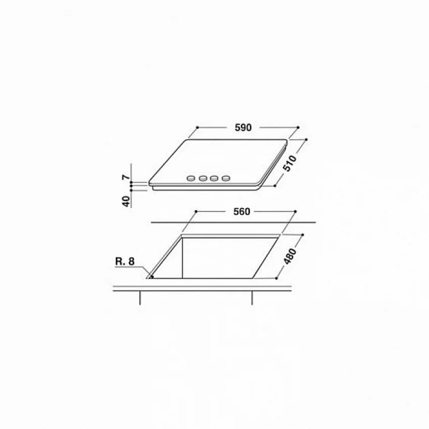 Варочная панель KITCHENAID KHMD4 60510