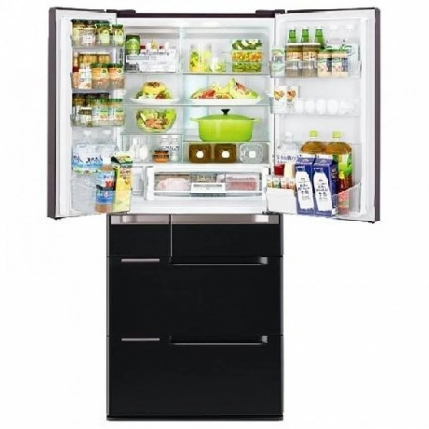 Холодильник HITACHI R-G 690 GU XK (CRYSTAL BLACK)