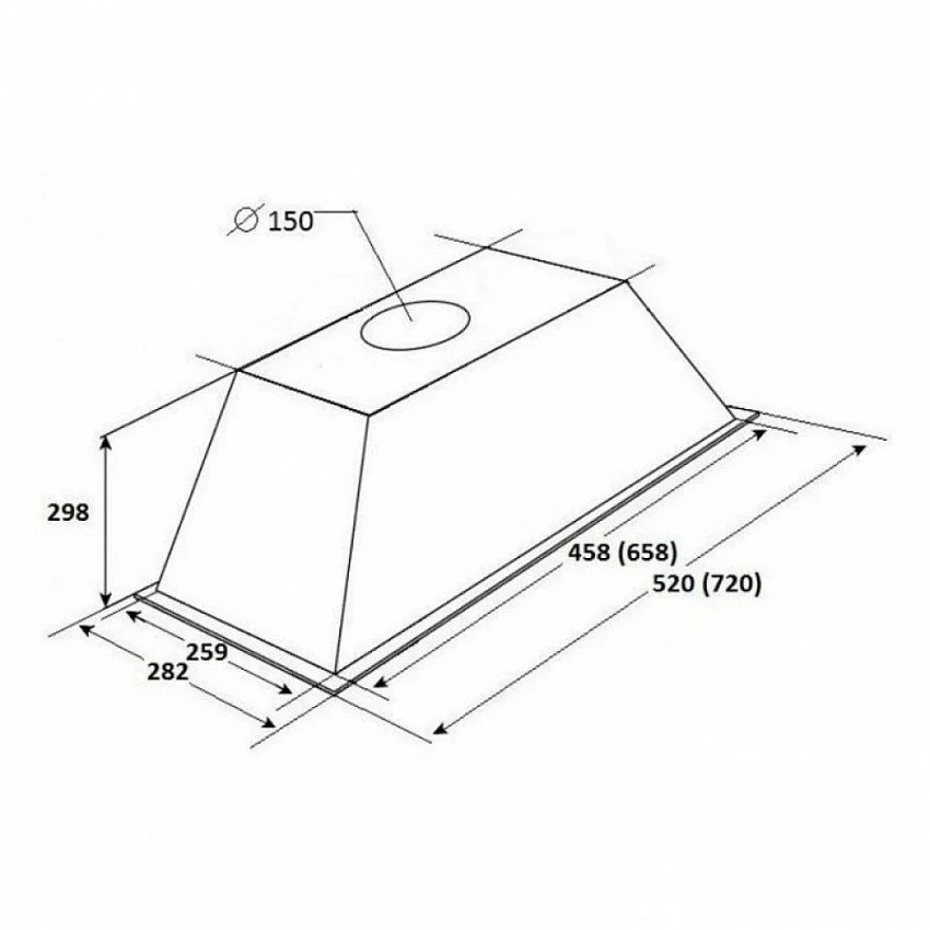 Вытяжка KUPPERSBERG INLINEA 52 XE