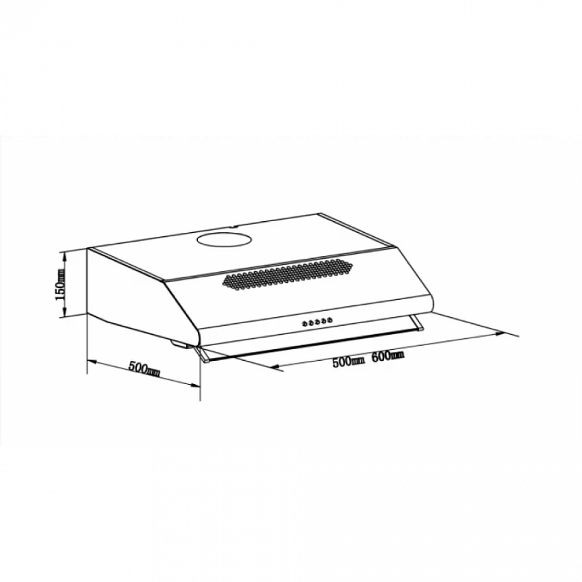 Вытяжка LEX SIMPLE 600 INOX