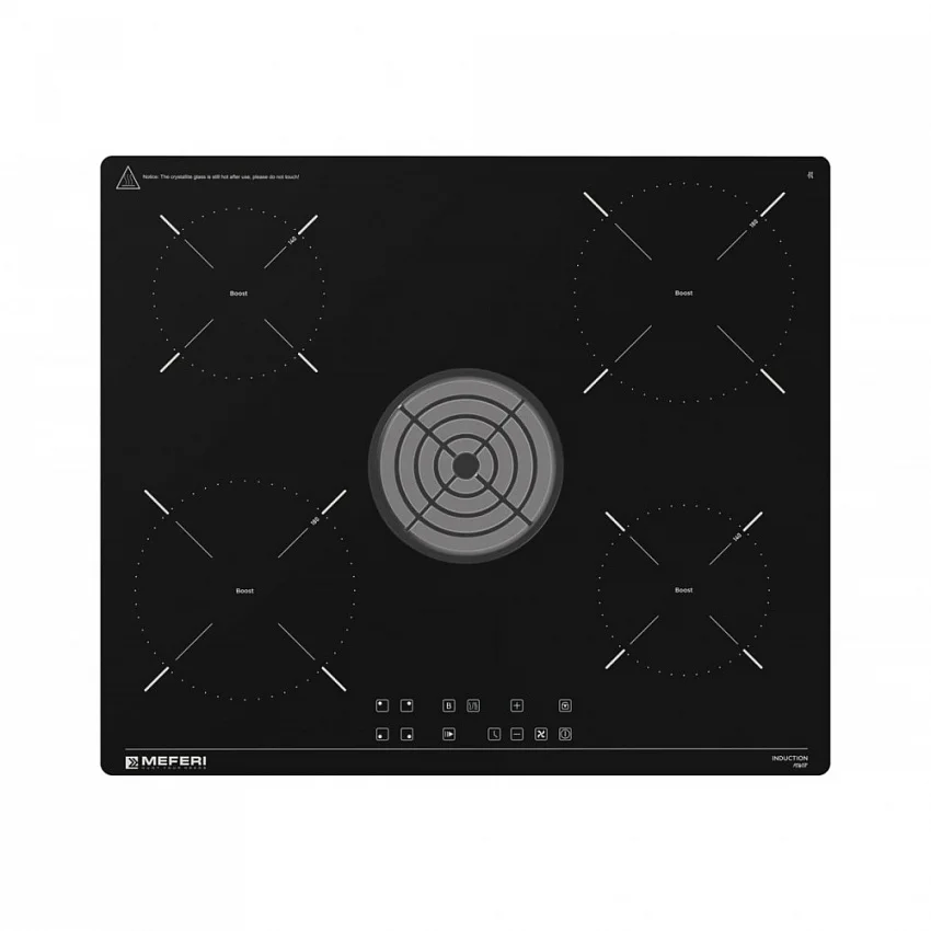 Индукционная варочная панель с вытяжкой MEFERI XSMART60BK POWER